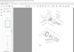 Hitachi UH05D Hydraulic Components Parts List Manual – PDF DOWNLOAD