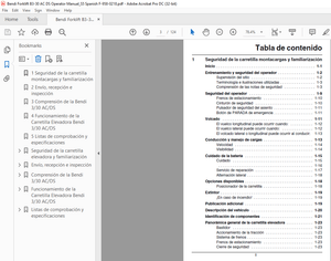 Bendi Landoll 330 ACDS Contrapeso articulado Carretilla elevadora Manual del operador – PDF DOWNLOAD