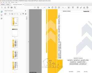 Haulotte Forklift HA16RTJ – HA16RTJO – HA16RTJ PRO HA46RTJO – HA46RTJ PRO Operator’s manual