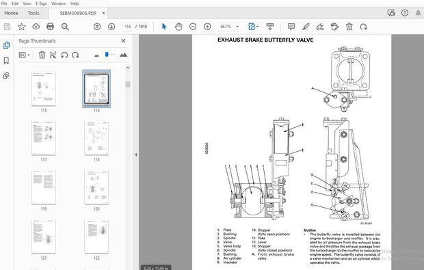 KOMATSU LW250-5 SERVICE REPAIR WORKSHOP MANUAL SEBM008905 - PDF DOWNLOAD