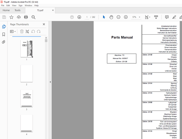 Atlet TS Spare Parts Manual 005937 – PDF DOWNLOAD