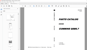 KCM Cummins QSB6.7 Engine Parts Manual  - PDF DOWNLOAD