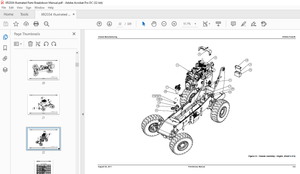 Xtreme Telehandler XR2034 Forward Reach Forklift Parts Breakdown Manual PDF