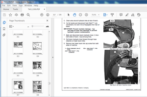 John Deere 318D,319D,320D &amp; 323D Skid Steer Loader Repair Technical Manual PDF DOWNLOAD
