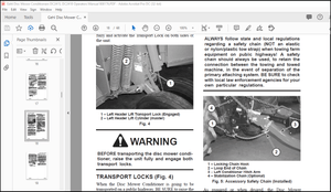 Gehl Disc Mower Conditioners DC2415, DC2418 Operators Manual 908176 – PDF DOWNLOAD