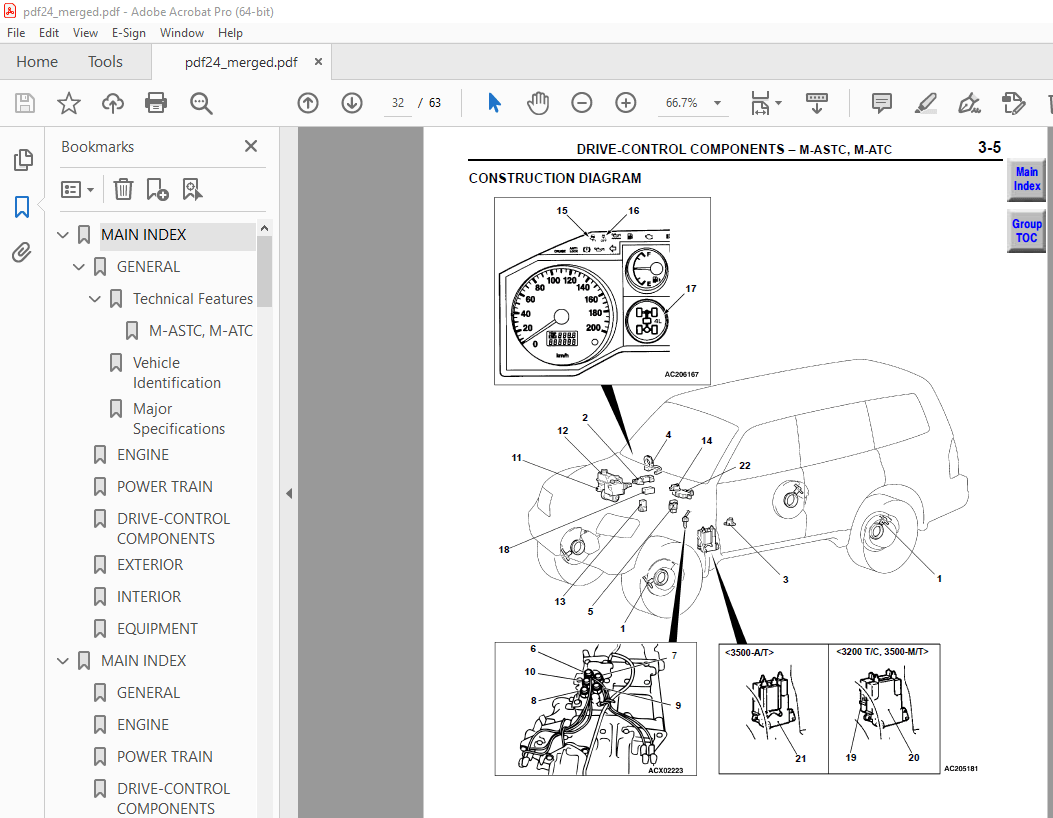MITSUBISHI PAJERO SERVICE MANUAL PDF FREE DOWNLOAD visual data 2
