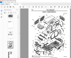 Mitsubishi Grandis 2004 Body Repair Manual – PDF DOWNLOAD