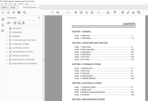 Hyundai R350LVS Crawler Excavator Service Manual 2023 PDF
