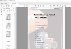 AGCO NA LT LTA Workshop Service Manual 3378583M5 – PDF DOWNLOAD