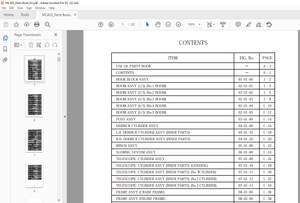 Maeda MC 405C Mini Crawler Crane Operation Manual SN E0001 and up – PDF DOWNLOAD