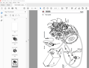 Wacker Neuson 38Z3 Track Excavator Service Manual 1000160891 PDF 