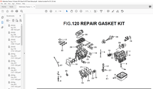 Mahindra Tractor ’16’ Series 2816 Gear &amp; HST Parts Catalogue Manual – PDF DOWNLOAD