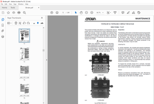 Crown Forklift TWR TR 3000 Service Manual – PDF DOWNLOAD