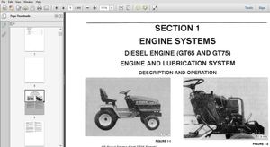New Holland Ford Lawn &amp; Garden Tractor GT65 GT75 GT85 GT95 Service Repair Manual (40006540R0) – NH –