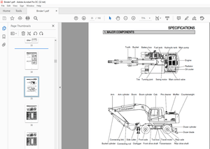 Hyundai R170W-7A Wheeled Excavator Operator’s Manual 2023 – PDF DOWNLOAD