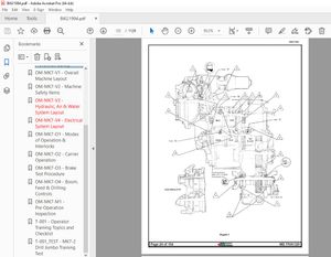 CAT Bucyrus Reedrill MK7-2 Drilling Equipment 2-Boom Drill Jumbo Operator Manual SN MK7-2-005 PDF 