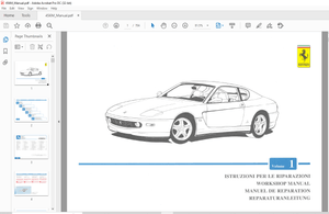 Ferrari 456M Repair Manual (Vol 1&amp;2) – PDF DOWNLOAD
