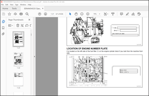 Komatsu PC2000-11E0 Hydraulic Excavator Operation &amp; Maintenance Manual EENAM04020 – PDF DOWNLOAD