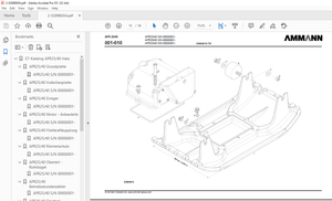 Ammann APR 25/40 Hatz 1B20 Spare Parts Manual SN 00000001  – PDF DOWNLOAD