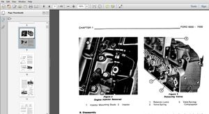 New Holland Ford Tractor Loader Backhoe 6500, 7500 Service Manual_40650020