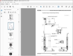 2023 Hino L Series Body Builder Book Service Manual BM2151A6USA – PDF DOWNLOAD