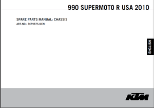 Ktm 990 Supermoto R Replacement Parts Manual 2010 – Download