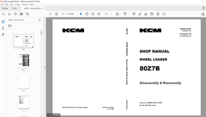 KCM 80Z7B Wheel Loader CUMMINS QSB6.7 ENGINE Shop Manual - PDF DOWNLOAD