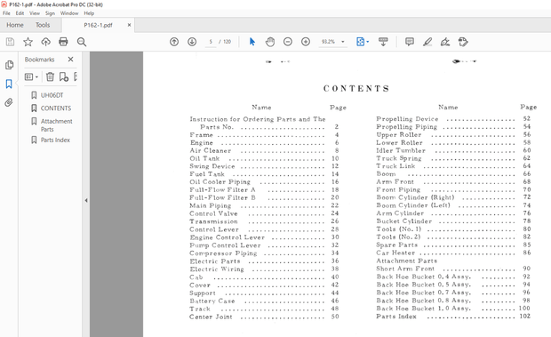 Hitachi UH06DT Construction &amp; Parts List Manual P162-1 – PDF DOWNLOAD