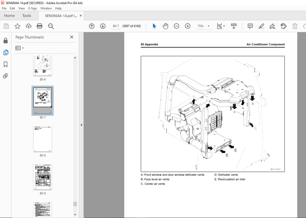Komatsu D475A-8 Bulldozer Shop Manual SEN06644-14  - PDF DOWNLOAD