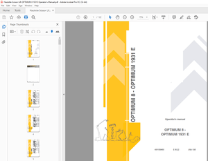Haulotte Forklift OPTIMUM 8 – OPTIMUM 1931 E Operator’s manual – PDF DOWNLOAD