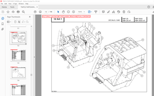 Manitou TMP25/HT TMP5500/HT VERTICAL LIFT MAST Parts Manual PDF