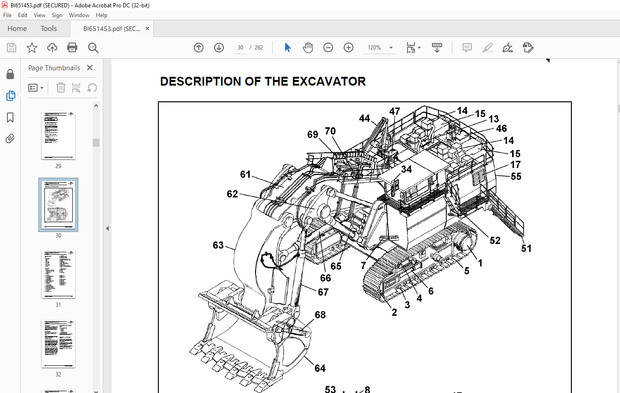 Cat Bucyrus RH 400 Hydraulic Shovel OPERATING INSTRUCTIONS MANUAL BI651453 – PDF DOWNLOAD