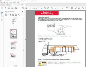 Kenworth Truck T170 T270 T370 &amp; Hybrid 2011 Body Builders Manual - PDF DOWNLOAD