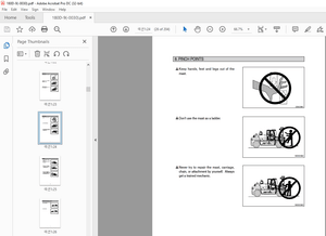 Hyundai Forklift 180D-9 IC Trucks Operator’s Manual 2023 - PDF DOWNLOAD