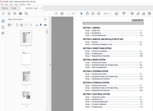 Hyundai Forklift 20L/25L/30L-7, 20G/25G/30G-7, 20LC/25LC/30LC-7, 20GC/25GC/30GC-7 Service Manual – 