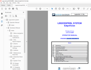 Fantuzzi Reggiane Stacker CS45/50 RS50/60/70 Logicontrol System Operator Manual   -PDF DOWNLOAD