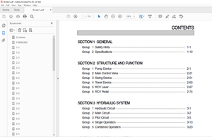 Hyundai R210LC-7H R220LC-7H Crawler Excavator Service Manual 2023 PDF