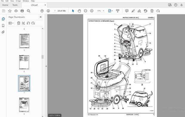 Advance SC450 Instruction for Use Manual 9099602000 - PDF DOWNLOAD
