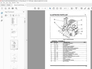 Bendi Landoll 830E/180D SERIES H, J, &amp; K PARTS LIST MANUAL – PDF DOWNLOAD