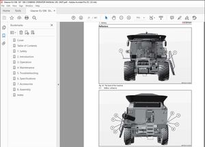 Gleaner EU S9 Series S96 S97 S98 Combine with AP84 &amp; AP98 Engine Service Manual 79037181F – PDF 