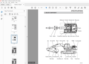 Hyundai R260LC-9S Crawler Excavator Operator&#x27;s Manual 2023 - PDF
