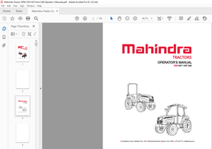 Mahindra Tractor 2555 HST HST CAB OPERATOR’S MANUAL – PDF DOWNLOAD
