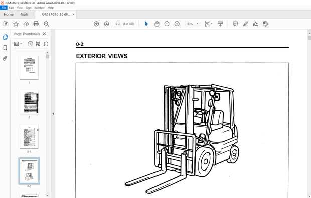 Toyota Forklift 6FG10-30 6FD10-30 Service Manual - PDF DOWNLOAD