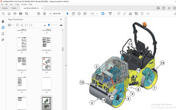 AMMANN ARX 36-2 ARX 40-2 ARX 45-2 BEDIENUNGSANLEITUNG - PDF