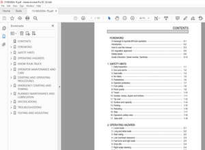 Hyundai Forklift 15D/18D/20DA-7E Operator’s Manual 2023 - PDF DOWNLOAD