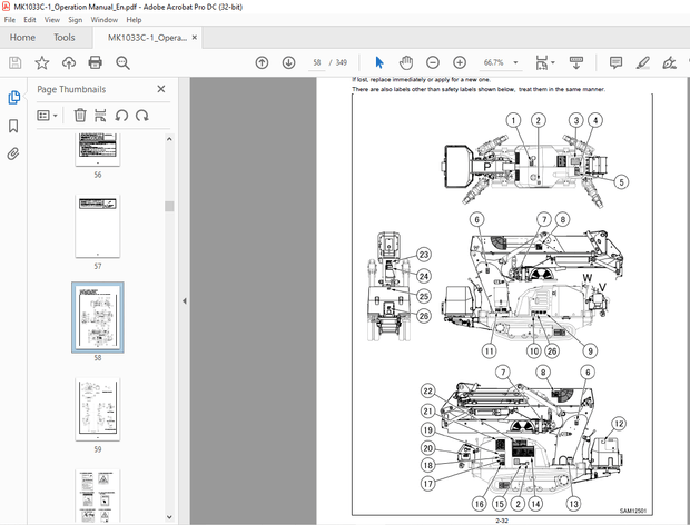 Maeda MINI-CRAWLER CRANE MK1033C-1 OPERATION MANUAL – PDF DOWNLOAD