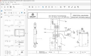 KRUPP KMK 4055 Truck Crane Parts Manual EN_DE
