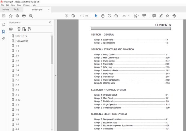 Hyundai R160W-9A Wheeled Excavator Service Manual 2023 – PDF DOWNLOAD