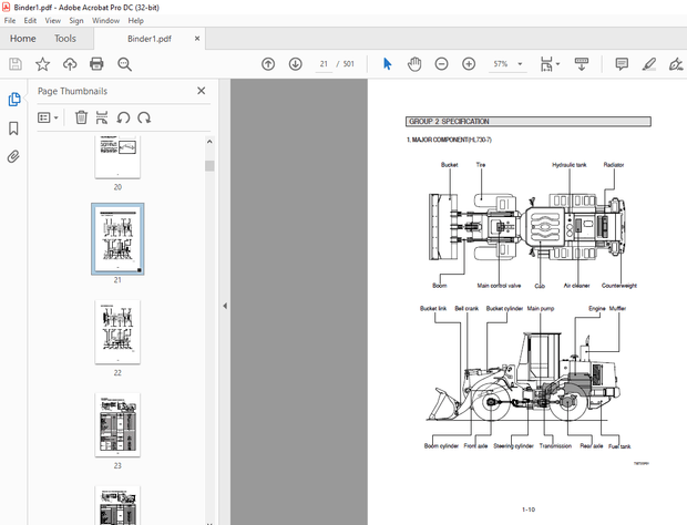 Hyundai HL730(TM)-7 Backhoe Loader Service Manual 2023 – PDF DOWNLOAD