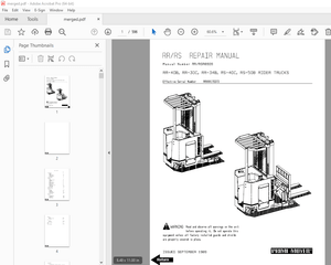 BT Prime-Mover RR-40B RR-30C RR-34B RC-40C RS-50B Truck Repair Manual - PDF DOWNLOAD 